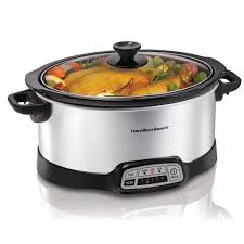 Many lids have a plastic handle that will melt in the oven. Stainless Steel Slow Cookers Hamiltonbeach Com