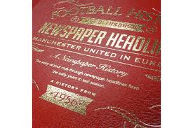 Manchester united manager ole gunnar solskjaer said harry maguire is set to miss the europa. Personalised Manchester United In Europe Football Newspaper Book From Buyagift