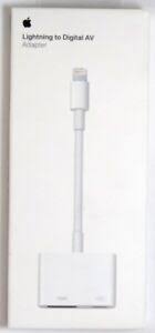 Genuine Apple Md826zm A Lightning Digital A V Hdmi Adapter Iphone To Tv Adapter 888462323062 Ebay
