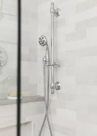 With this client, we framed in a bench seat for comfort and practicality. Our Small Bath Reveal How We Created A Spa Like Shower System Yellow Brick Home