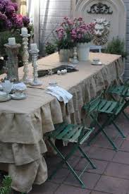 Tablecloth Franzosisches Landhaus Hintergarten Tischdecke Nahen