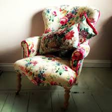 Armchair Fabric Armchairs Armchair Floral Armchair
