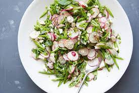 Sugar Snap Pea Salad With Radishes Mint And Ricotta Salata Recipe Nyt Cooking