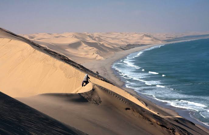 Skeleton Coast Shipwreck Waves Desert Beach Namibia