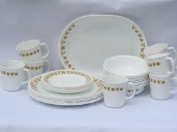 4.8 out of 5 stars. Corelle Butterfly Gold Glass Dishes For 8 Retro Yellow Gold Butterflies