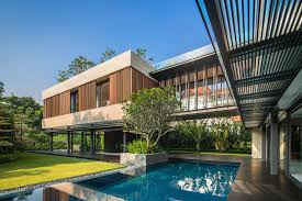 Using outdoor symmetry when designing the landscape. Tropical Modernism 12 Incredible Homes That Blend Nature And Architecture