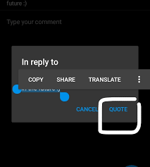 Quoting in reddit is easy to do a task and you can easily quote on reddit using your smartphone app or the website. Trying To Quote A Text Suddenly Crashes Boost Boostforreddit