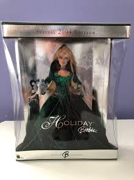 Special Edition Mattel Holiday Barbie 2004 Never Removed From Box Photo Of Barbie On Stand Is From Website Barbie Is Holiday Barbie Christmas Barbie Barbie