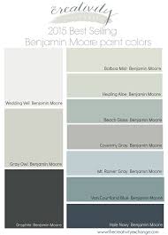 Benjamin moore has there best selling colors on their website here and they regularly update the colors. 2015 Best Selling And Most Popular Paint Colors Sherwin Williams And Benjamin Moore