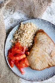 This is the tuna is the quality that's used in sushi and sashimi. Tuna Steak Made Easy Six Minute Poele Ahi Thon Tuna Recipes Tuna Steak Gilang Mardi