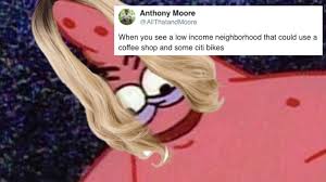 In the scene, the character karen misidentifies the character aya by calling her ayaya. the scene was parodied in various remixes and the face the character karen makes in the scene later became a twitch emote. Evil Patrick Has Everyone Sharing Their Own Spongebob Memes