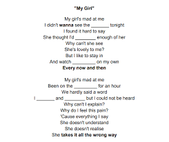 Verb tenses are an easy place to start using songs, as it and while those are a popular component of the english language, there are plenty of other times throughout. 122 Free Music Worksheets