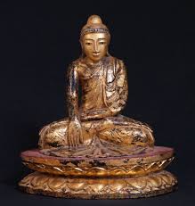 Antique Wooden Buddha Statue From Burma Made From Wood Buddha Statue Buddha Statue
