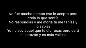Natanael Cano Amor Tumbado Letra Youtube