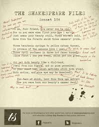 The Shakespeare Files Sonnet 104 Annotated Shakespeare Sonnets Annotation