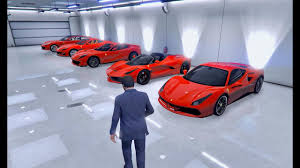 The history of ferrari's garage. Gta 5 All Ferrari 2018 Models Showroom 4k Gameplay Youtube