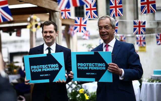 Reform UK would keep pension triple lock