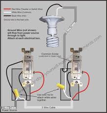 You cannot use the grounding. 3 Way Switch Wiring Diagram