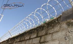 Concertina Sobre Muro Cerca Electrificada Seguridad Perimetral Cercos
