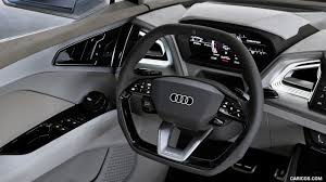 Comparing the concept with this production prototype, the basic shapes stay the. 2019 Audi Q4 E Tron Concept Interior Steering Wheel Hd Wallpaper 14
