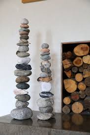 Steinturm Steine Steinkunst Gartenkunst