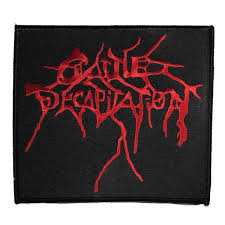Cattle Decapitation Logo Patches Patch Logo Patches Band Tshirts