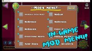 Downloading geometry dash noclip (2.11). Geometry Dash 2 11 In Game Mod Menu Youtube