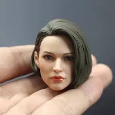 Damtoys Dam Residents Of The Evil Ada Wong Police Jill Games Player Normal  Battle Version Head Sculpture Carving Fit 12" Figure