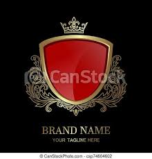 Get inspired by these amazing crown logos created by professional designers. Vector Illustration Of Golden Shield With Crown Design Canstock