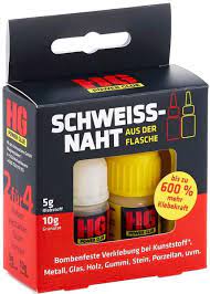 Hg power glue is unprecedentedly effective and has a significantly higher adhesive power than conventional adhesives. Hg Power Glue Schweissnaht Aus Der Flasche Mini Reparaturkleber M20000 15g Test Jetzt Ab 16 99 Juli 2021 Testbericht De
