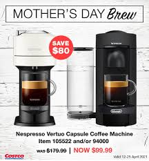 Original 140 capsule iced coffee pack. Costco Wholesale Australia Is Mum A Coffee Lover Save 80 On A Nespresso Vertuo Capsule Coffee Machine When You Visit Your Local Warehouse Before The 25th Of April 2021 Https Www Costco Com Au Store Finder Utm Source Social Utm Medium