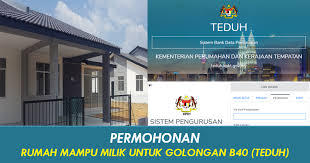 Syarat kelayakan pembeli rumah skim myhome. Permohonan Rumah Mampu Milik Untuk Golongan B40 Teduh