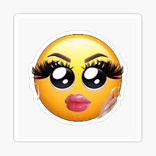 Baddie Emoji Stickers Redbubble Image uploaded by iℓ α ♡. redbubble