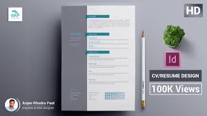 How To Create A Cv Resume Template In Indesign Indesign Tutorial Youtube