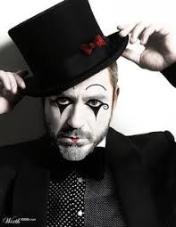 Black And White Clown Halloween Costume Robert Downey Mime Worth1000 Contests Carpooling Halloween Circus Mime Makeup Dark Circus
