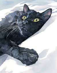 Download Cat Watercolor Paintings Ds Watercolors David Scheirer Watercolors