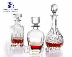 Irregular Shaped Whiskey Decanter With Airtight Stopper, Lead-Free Glass,  250Ml, 500Ml, 900Ml - Aliexpress