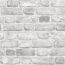 Maybe you would like to learn more about one of these? Battersea Brick Wall Effect Wallpaper In Grey I Love Wallpaper