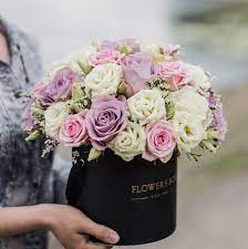 Our flowers for sale are perfect for anyone and any occasion. Vintage Flower Arrangement In The Box Pastel Colors Arrangement