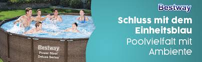 Bestway Power Steel Deluxe 488x122 Cm Frame Pool Rund Im Komplett Set Mit Filterpumpe Skimmer Leiter Und Abdeckplane Amazon De Garten