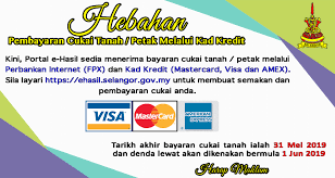 Sekiranya terdapat perbezaan pada amaun 'jumlah bayaran yang dikenakan' pada bil cukai petak yang diterima,maka jumlah bayaran cukai petak muktamad/ terkini yang perlu dibayar adalah berdasarkan amaun 'jumlah bayaran' melalui. Hasil Selangor Semakan Cukai Tanah Soalan Mudah W