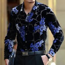 Silk Floral Shirt Mens: Long Sleeve Hollow Casual Top Soft, Comfortable &  Lightweight Summer Style From Charm_clothes, $36.98 | DHgate.Com