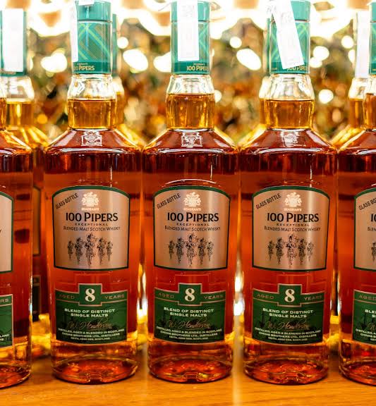 Unveiling the rich, smooth legacy of 100 Pipers 8-Year-Old Whiskey 🥃✨ A  timeless classic in every pour. Scotch Barrel, Amritsar #100Pipers  #WhiskeyWisdom #SipAndSavor #whiskeygram #whiskeycollectio