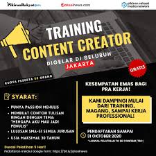 Pemerintah kembali mengumumkan update terbaru jumlah kasus positif virus corona di indonesia. Lowongan Kerja Content Creator Di Jakselnews Bisa Bekerja Dari Mana Saja Jaksel News