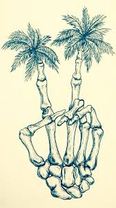 Skeleton Palm Trees Tree Tattoo Art Art Tattoo Skeleton Tattoos