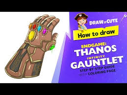 Check spelling or type a new query. How To Draw Endgame Thanos Infinity Gauntlet Step By Step Guide With Coloring Page Fortnite Netlab