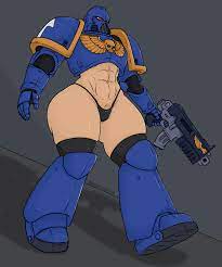 abs absurdres adeptus astartes bolter bottomless female space  marine firearm genderbend genderbender genderbending genderbent genderswap  genderswap (mtf) methados rule 63 solo space marine tagme ultramarines  warhammer (franchise) warhammer ...