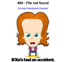 Examples of “Whoops” Pages