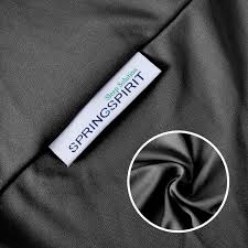 Choose a gathered bed skirt for the traditional dust r. Dustproof Wrinkle Fading Resistant Alternates For Bed Skirt Springspirit Box Spring Cover Twin Size With Smooth And Elastic Woven Material Black Washable Bedding Linen Home Urbytus Com