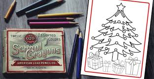 However, where did this traditio. Free Printable Christmas Tree Coloring Pages Find A Free Printable